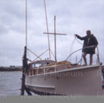 Photo: Bob Doig on "Diomedea" 1965; 99/1472