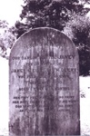 Photo: Headstone of Janey Deery, Chris Church, Russell; 98/193/10