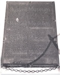 Photo: Tablet at base of flagstaff/Whakatotahitanga; 97/1179/1