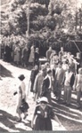 Photo: Procession of ex-pupils, Russell School Reunion, 1956; 97/1634/2