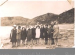 Photo: Russell School pupils (named) at Long Beach, 1921; 1921; 97/1617