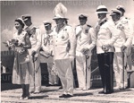 Photo: Queen Elizabeth and Official Party, Fiji, 1953; 97/1481