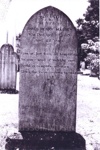 Photo: Headstone of James Henry Massey, Christ Church, Russell; 98/193/7