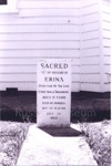 Photo: Headstone of Erina, Christ Church, Russell; 98/193/13