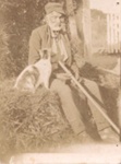 Photo: George Calcutta and cat, 1890's; 94/93/1