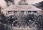Photo: Pompallier with Louisa Worsfold in the front garden, c1890; 98/879