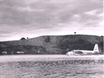 Photo: Sunderland landing at Otehei to pick up the Edens, 1957; 97/1529