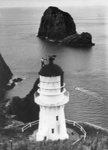 Photo: Cape Brett lighthouse and Piercy Island; 96/586a Photo: Cape Brett lighthouse and Piercy Island; 96/586a