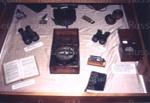 Photo: Case 29. - Marine display - binoculars, chronometers; 97/117/15