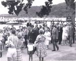 Photo: The Strand, Russell during royal visit 1963; 91/93/7