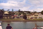 Postcard: The Strand, taken from Russell wharf; 11/47