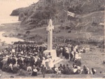 Photo: Marsden Cross unveiling at Oihi by Lord Plunket, 1907; 97/673