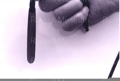 Photo: Greenstone pendant formerly owned by Wehiwehi of Whangaruru; 00/31