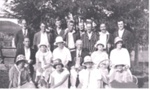 Photo (2 copies): Russell Tennis Club, c1925; 97/780