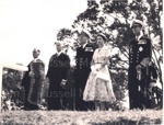 Photo: The Queen, Duke of Edinburgh and New Zealand Prime Minister, Royal visit, 1953; 97/1471