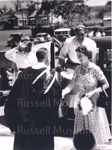 Photo: Queen Elizabeth greeting dignitary, Tonga, 1953; 97/1478