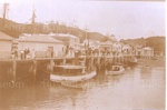 Photo: Russell wharf on regatta day, c1900's; 94/109/10 Photo: Russell wharf on regatta day, c1900's; 94/109/10