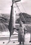 Photo: Cuthbert Starling with gamefish, Otehei Bay; 97/658