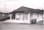 Photo: Front entrance "new" Russell Museum, 1970; 97/1559