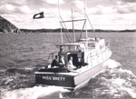 Photo: Launch "Miss Brett", gamefish on stern; 97/572