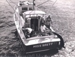 Photo: Governor-General Sir Willoughby Norrie and Lady Norrie on "Miss Brett".; 97/683