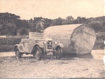 Photo: One of the first cars to go through Russell-Whangarei road, 1929-30; 97/1448