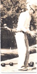 Photo: Henry Rivers, aged 82, at Kawakawa bowling green.; 97/806
