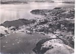 Photo: Aerial view from above Matauwhi, c1950; 97/952