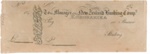 2 Cheques form "N.Z. Banking Co., Kororarika".; 1840s; RM479.1-2 2 Cheques form "N.Z. Banking Co., Kororarika".; 1840s; RM479.1-2