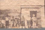 Photo: Boys at Russell School with gardening tools c1920's; 05/154