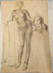 Drawing: Female Study Standing; Pauline Kahurangi Yearbury; 10/72