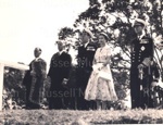 Photo: Queen Elizabeth, Prince Phillip and Prime Minister Keith Holyoake, Waitangi, 1954; 97/1338
