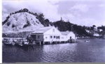 Photo: Car ferry at Opua store, 1960; 99/1415