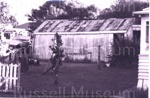 Photo: Garage, old Blomfield house, Russell, 1999; 99/1330/9