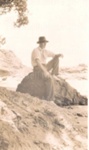 Photo: Man on the rocks. Back says "Torchy who went rum running in the USA" c1920's; 05/169