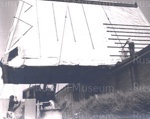 Photo: Lifting roof onto "Ship Wing", 1970; 97/1577