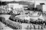 Postcard: Guard of Honour arriving at Opening Ceremony, N.Z. Centennial 1940; 11/186