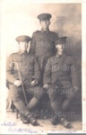 Photo: Soldiers WWI. Seated L Bert (Peter) Williams, R Jim Saunders; 97/1642