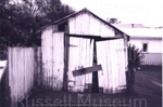 Photo: Garage, old Blomfield house, Russell, 1999; 99/1330/5 Photo: Garage, old Blomfield house, Russell, 1999; 99/1330/5