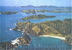 Postcard: View over Moturua Island across to Cape Brett; 06/20