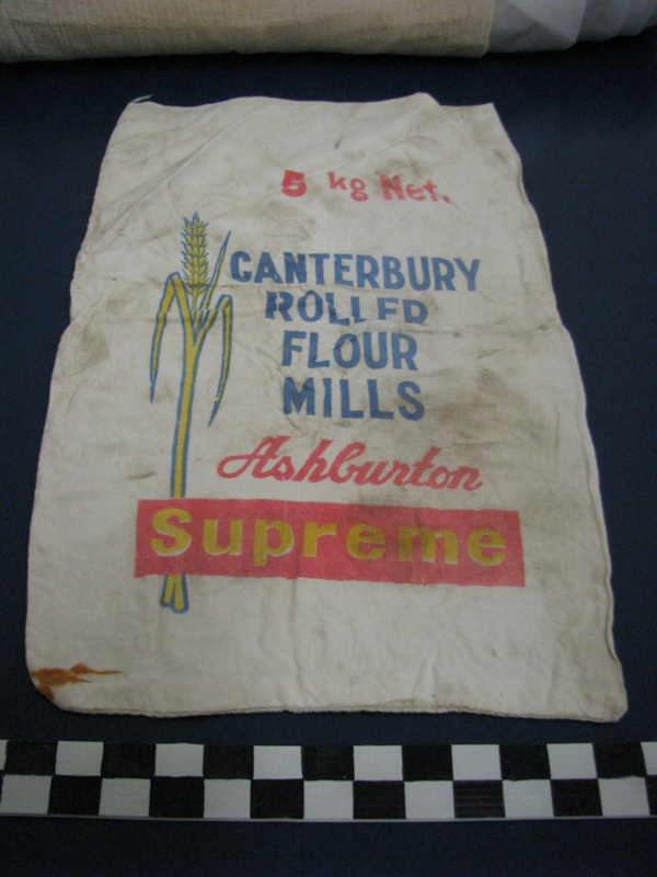 Bag, Flour, Ashburton Supreme; Canterbury Roller Flour Mills; TN.0016.