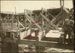 Photograph: Construction of Princes Wharf, 1922.; Auckland Harbour Board. Engineer's Dept.; 2010.132.43
