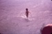Slide: Child playing near shore; Sybil Dunn; Keith Dunn; 2013.264.179