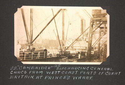 Photograph: SS CAMBRIDGE; Foss Tackaberry; 2015.69.43