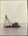 Photograph: Rock cutter, Auckland, date unknown.; Auckland Harbour Board. Engineer's Dept.; 2010.132.309