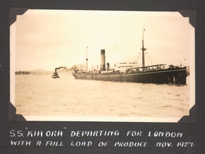 Photograph: SS KIA ORA; Foss Tackaberry; 2015.69.42
