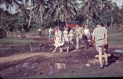 Slide: Tourists, Tonga; Sybil Dunn; Keith Dunn; 2013.264.74