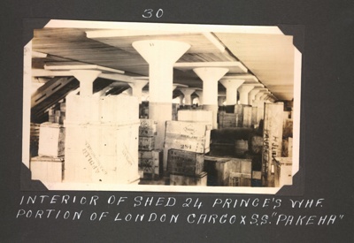 Photograph: Interior, Shed 24, Princes Wharf; Foss Tackaberry; 2015.69.48