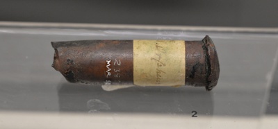 Pin: copper, from steam corvette HMS ORPHEUS; L1994.351.391