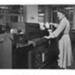 Hollerith Machine being operated by Miss M. Talbut, 1948